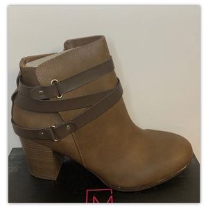 Material Girl Melany PU Bootie Boots